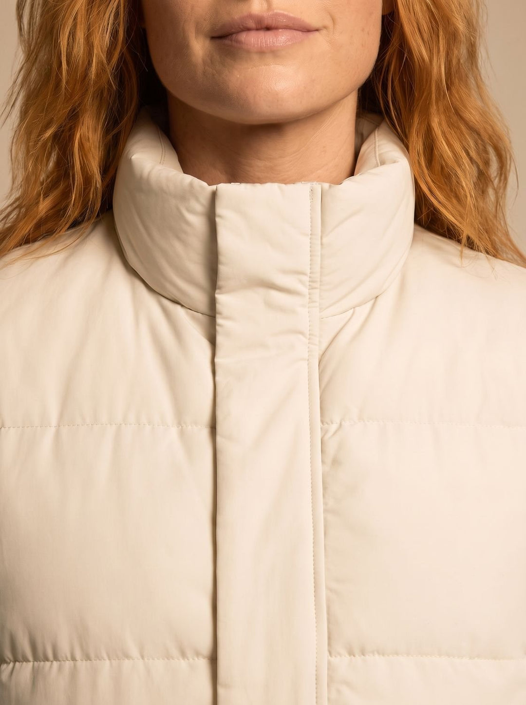 Alexandra quilted sleeveless puffer jacket with flap pockets – image 6