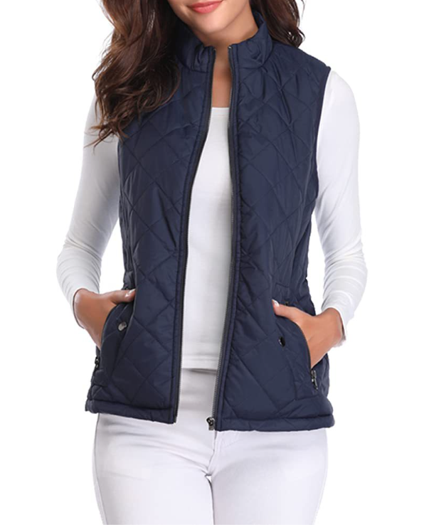 Verena Elegant Lightly Padded Zip Up Gilet - image 10