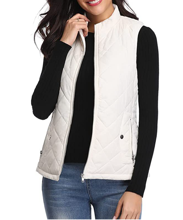 Verena Elegant Lightly Padded Zip Up Gilet - image 12