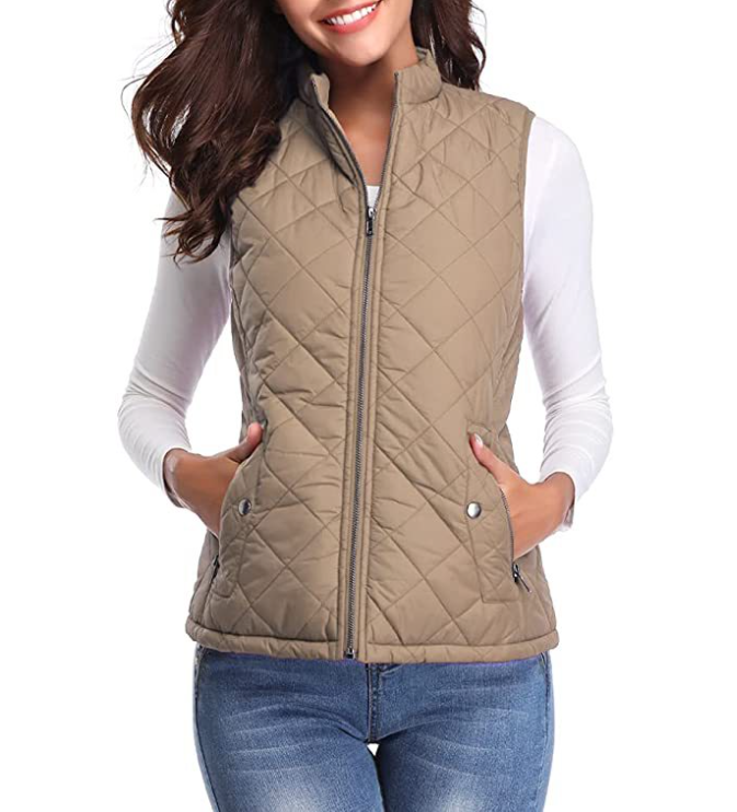 Verena Elegant Lightly Padded Zip Up Gilet - image 3