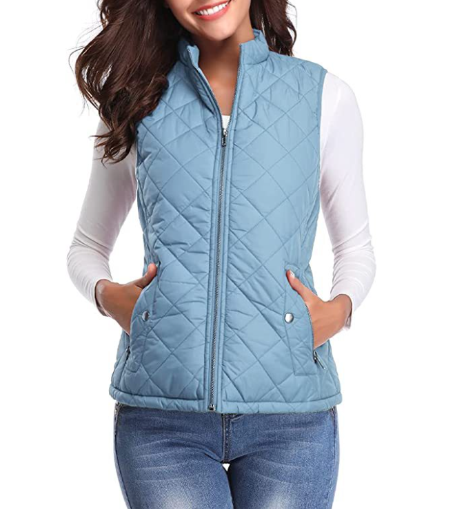 Verena Elegant Lightly Padded Zip Up Gilet - image 4
