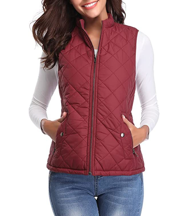 Verena Elegant Lightly Padded Zip Up Gilet - image 5