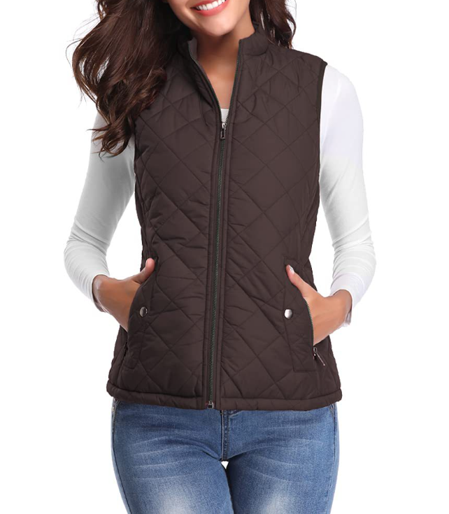 Verena Elegant Lightly Padded Zip Up Gilet - image 9