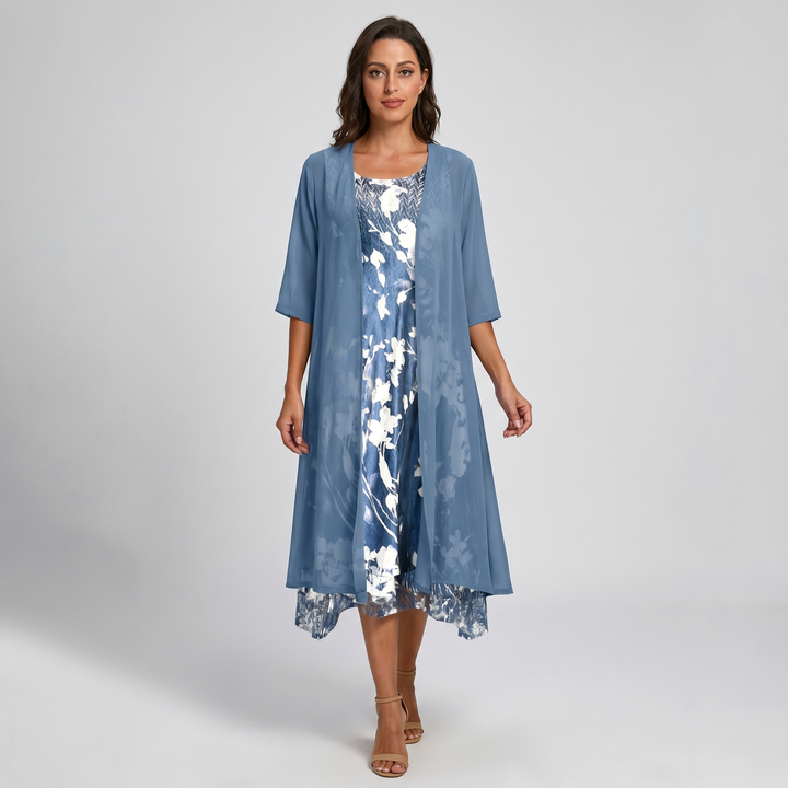 Ilaria layered midi dress – image 8