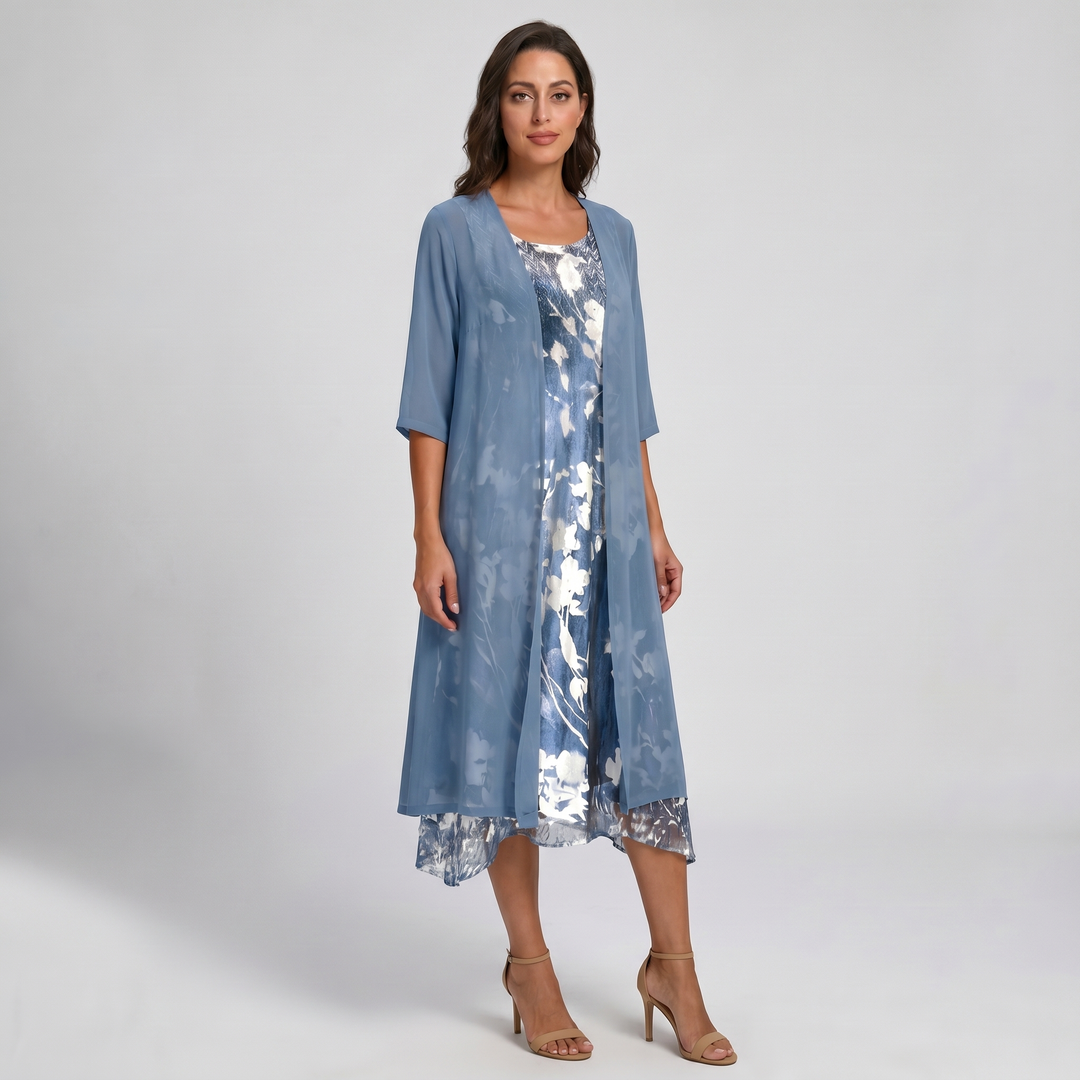 Ilaria layered midi dress – image 9