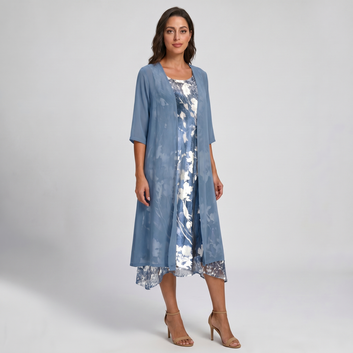 Ilaria layered midi dress – image 9