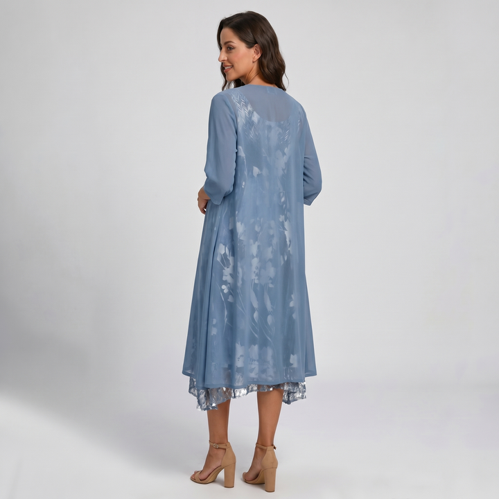Ilaria layered midi dress – image 10
