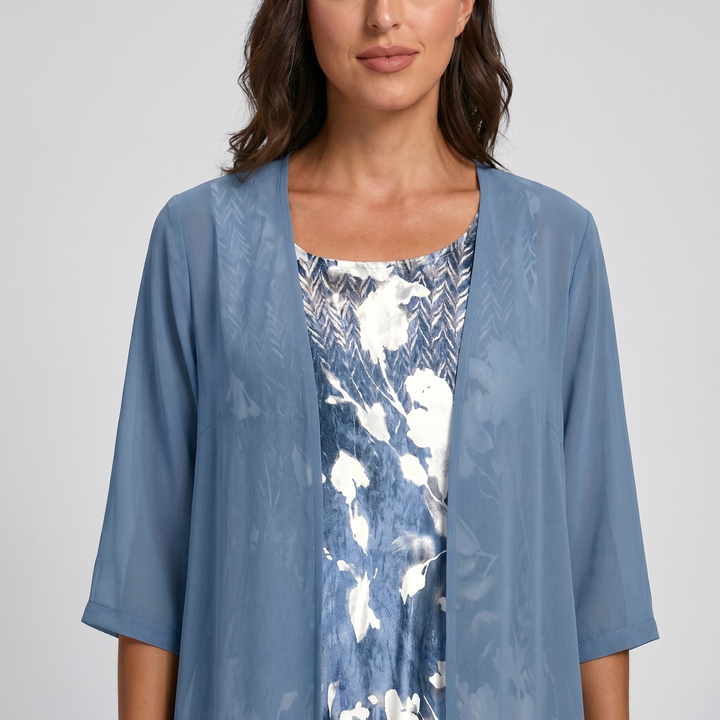 Ilaria layered midi dress – image 11