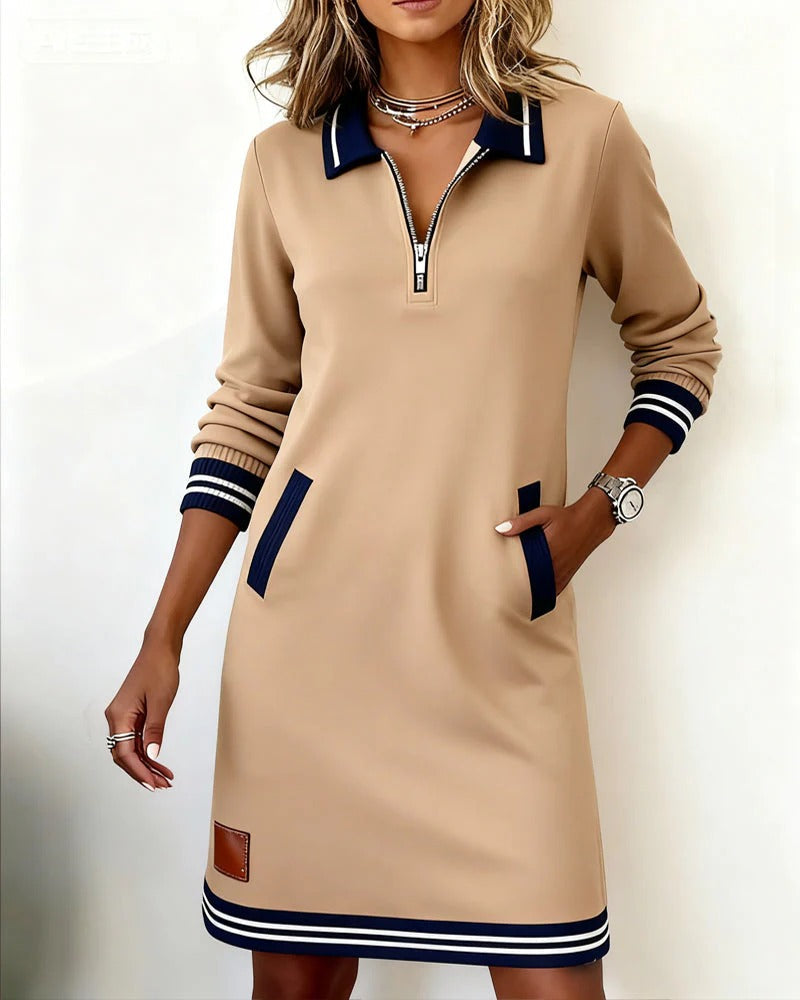 Sorrel quarter zip knit mini dress – image 7