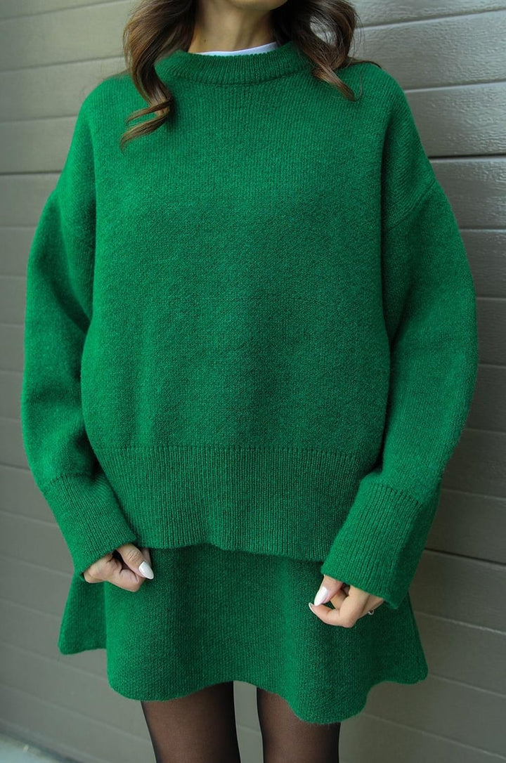 Hanna two piece knit jumper and skirt co-ord set, gallery image 14