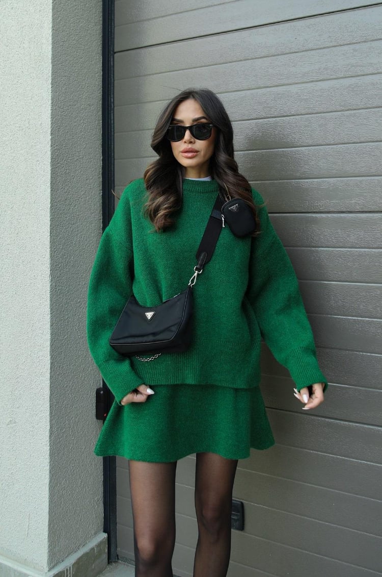Hanna two piece knit jumper and skirt co-ord set, gallery image 18